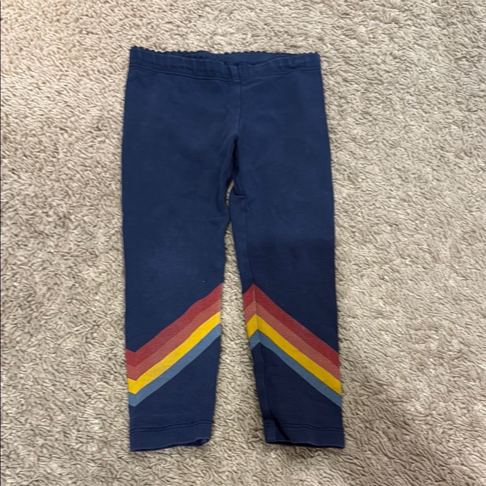 Tea Collection Navy Rainbow Leggings